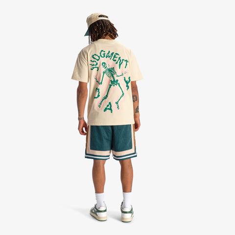 "Scorpion" Corduroy Suede Shorts (green/brown)