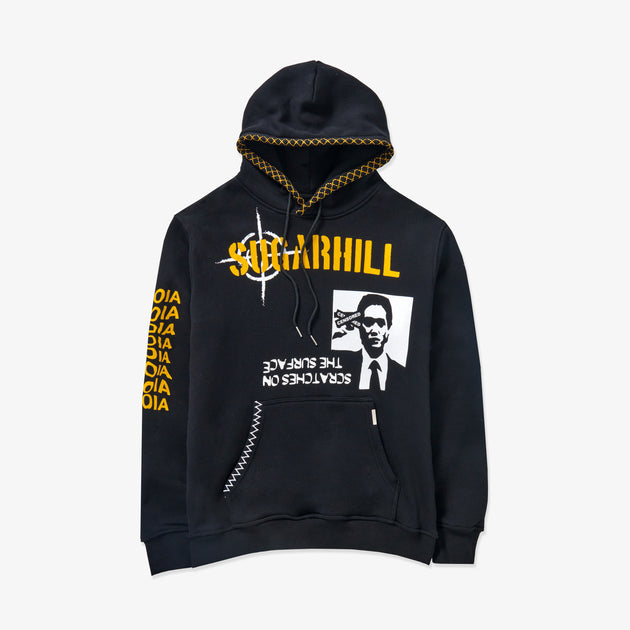 "Scratch" Hoodie (black) Sugarhill