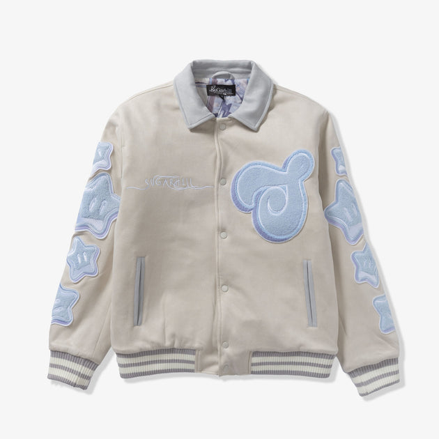 ジャケット・アウター 20AW SUGARHILL EMBROIDARY TEDDY JACKET SUGARHILL（シュガーヒル）の EMBROIDARY TEDDY JACKET (BLACK