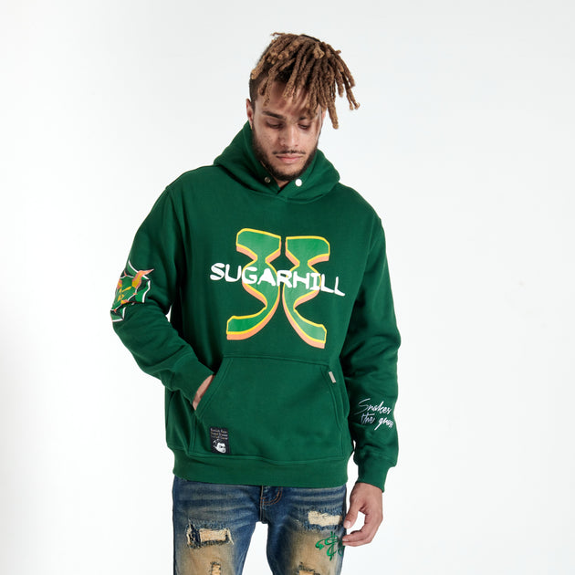 SUGARHILL/PATCHING SWEAT SHIRT-