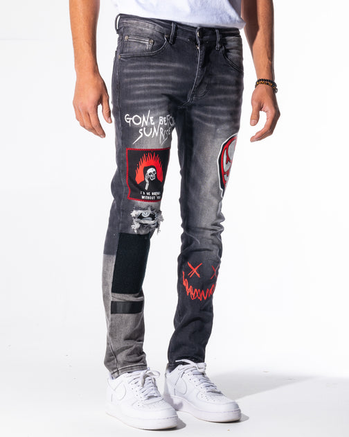 HEARTBREAKER JEANS (CHARCOAL) Sugarhill