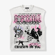 "Pretender" Cutoff Tee (white)