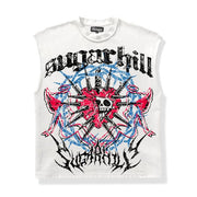 "Angelic" Cutoff Tee (white)