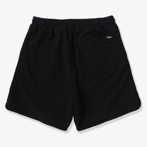 "Zambia" Woven Terry Shorts (black)