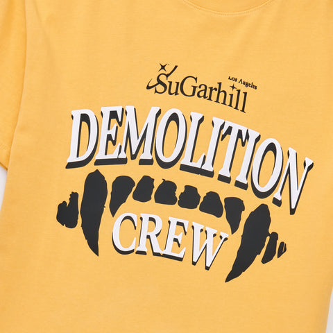 DEMOLITION T-SHIRT (GOLD SUN)