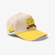 "Goated" Twill Hat (cream/gold)