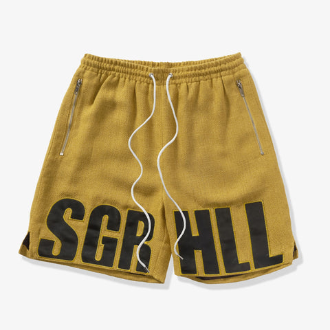 "Open Mind" Shorts (yellow)