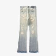 "Space Dust" Stacked Jeans (sky purple)