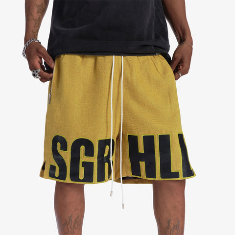 "Open Mind" Shorts (yellow)