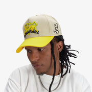 "Goated" Twill Hat (cream/gold)