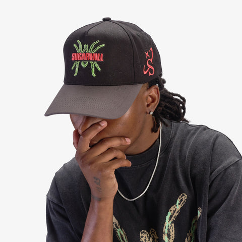 "Radioactive" Twill Hat (black/grey)