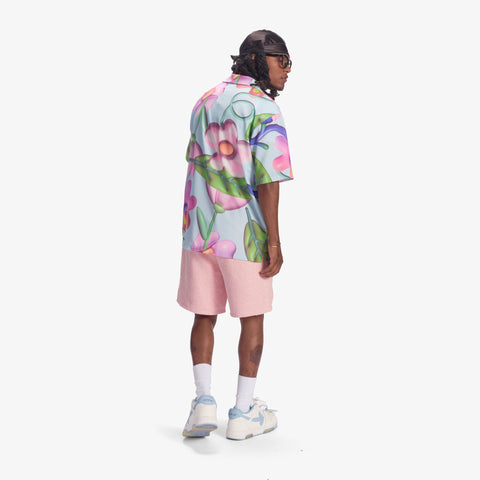 "Flora" Button-Up Shirt (baby blue)