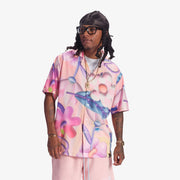 "Flora" Button-Up Shirt (pink)