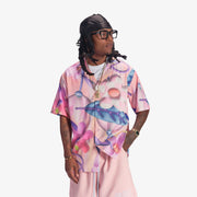 "Flora" Button-Up Shirt (pink)