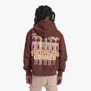 "Fun Times" Hoodie (brown vintage)