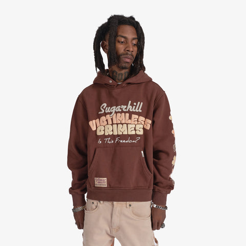 "Fun Times" Hoodie (brown vintage)