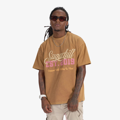 "Mindless" T-Shirt (vintage caramel)