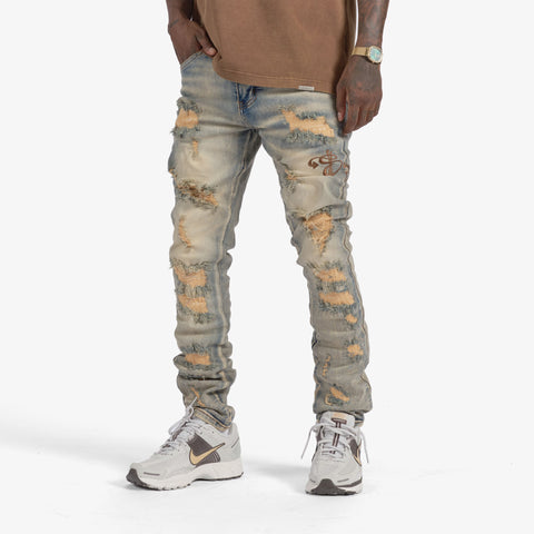 "IRA" Skinny Jeans (warm stone)