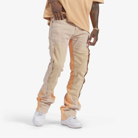 "Revolver" Stacked Denim (desert/orange)