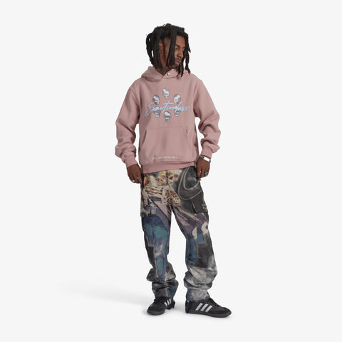 "Emotionless" Hoodie (rose mauve)