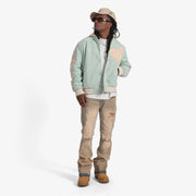 "Starlight" Suede Jacket (mint)