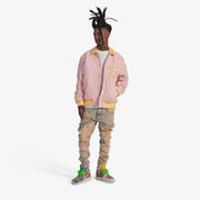 "Starlight" Suede Jacket (pink lemonade)