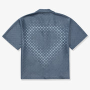 "Madison" Lounge Shirt (blue sparkle)