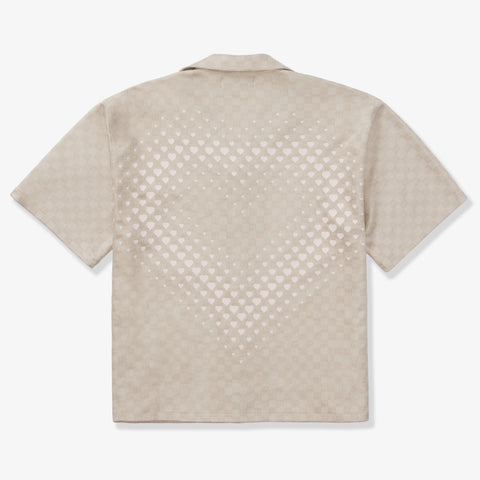 "Madison" Lounge Shirt (cream sparkle)