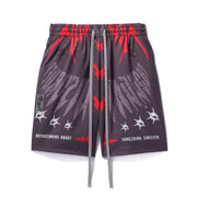 "Sinister" Poly Shorts (black)