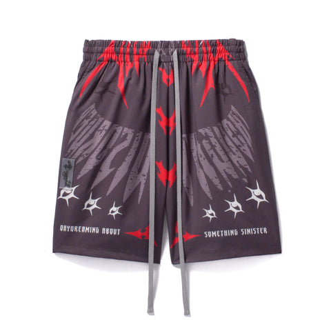 "Sinister" Poly Shorts (black)