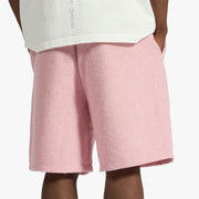 "Zambia" Woven Terry Shorts (pink)