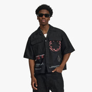 "Reincarnated" Work Shirt (black)
