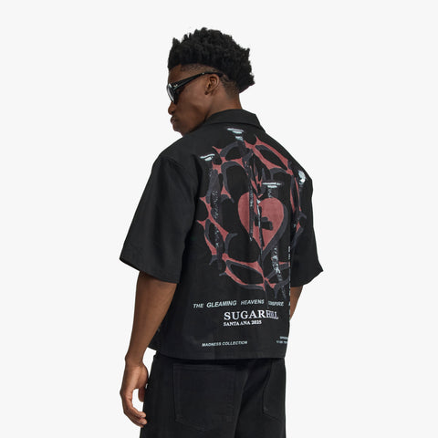 "Reincarnated" Work Shirt (black)