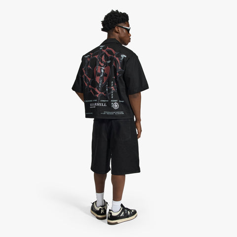 "Reincarnated" Work Shirt (black)