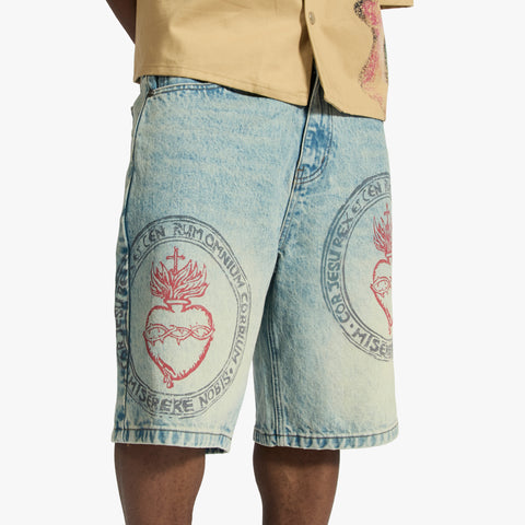 "Appia" Jorts (stone wash)