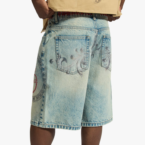 "Appia" Jorts (stone wash)