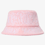 "Summerland" Terry Bucket Hat (pink)