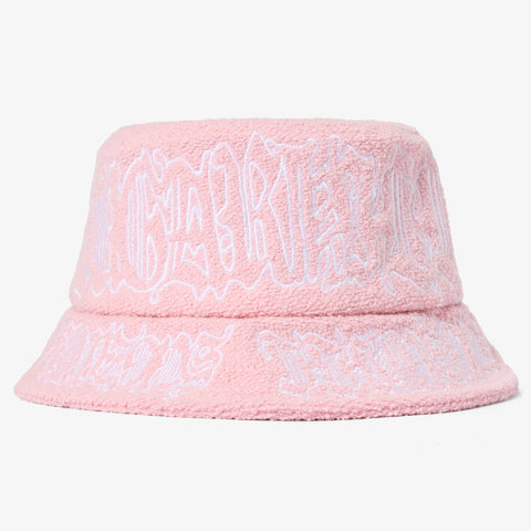 "Summerland" Terry Bucket Hat (pink)