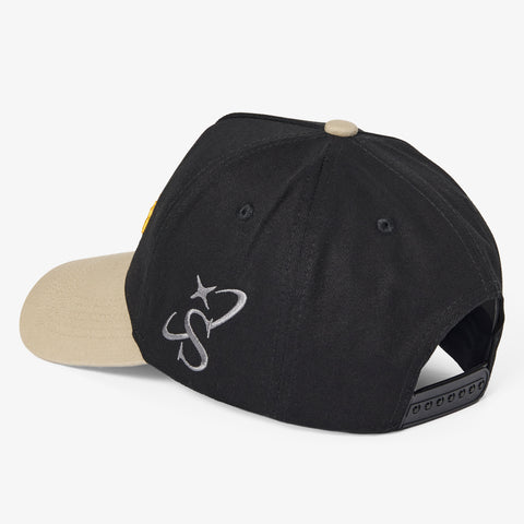 "Dancing" Hat (black/oatmeal)