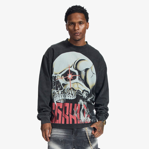 "Taste" L/S T-Shirt (black vintage)