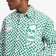 "Floating" Trucker Jacket (green/white)