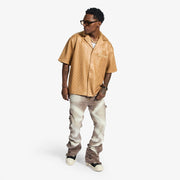 "Madison" Lounge Shirt (caramel sparkle)