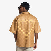 "Madison" Lounge Shirt (caramel sparkle)