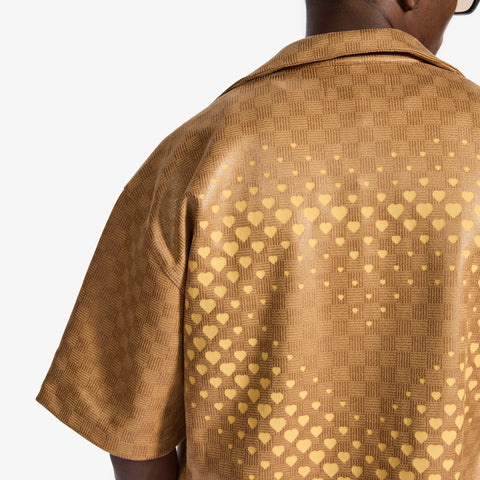 "Madison" Lounge Shirt (caramel sparkle)
