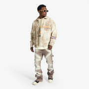 "Franz" Leather Jacket (cracked beige)