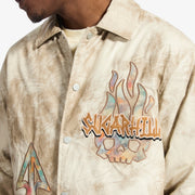 "Franz" Leather Jacket (cracked beige)