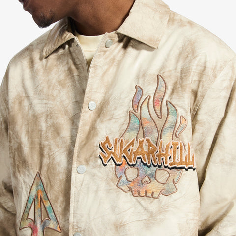 "Franz" Leather Jacket (cracked beige)