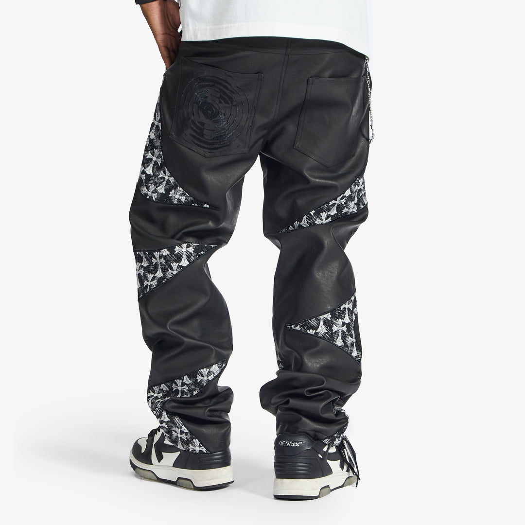 パンツ CTLS | DAMAGED USUAL PANTS \"24 132 Dead Man's Hand) All-over print unisex wide-leg pants – ROUTE