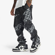 "Sabotage" Leather Pants (black crosses)
