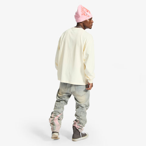 "Disco Dreams" L/S T-Shirt (cream)